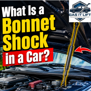 What is a bonnet shock in a car
